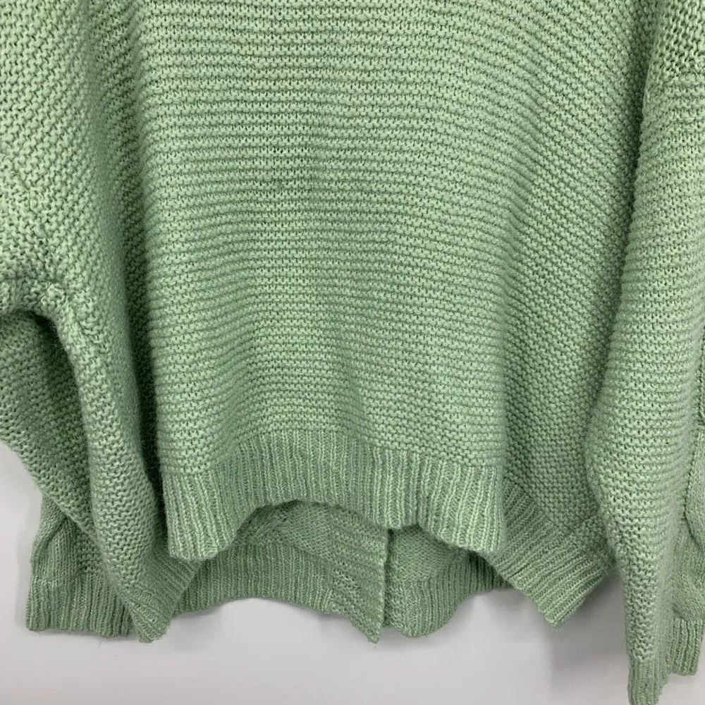 a.n.a Cardigan Green Button Down V Neck Long Sleeve NWT - Picture 9 of 9